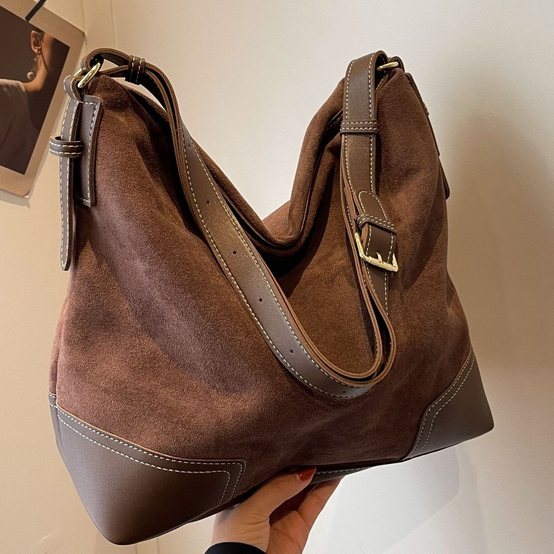 Interior Design Class - Bolsos de mano versátiles de gamuza