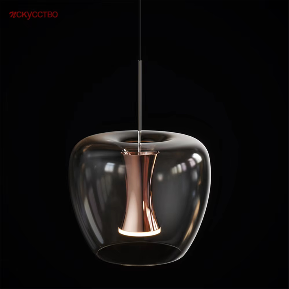 Interior Design Years - Luces colgantes Led de cristal transparente