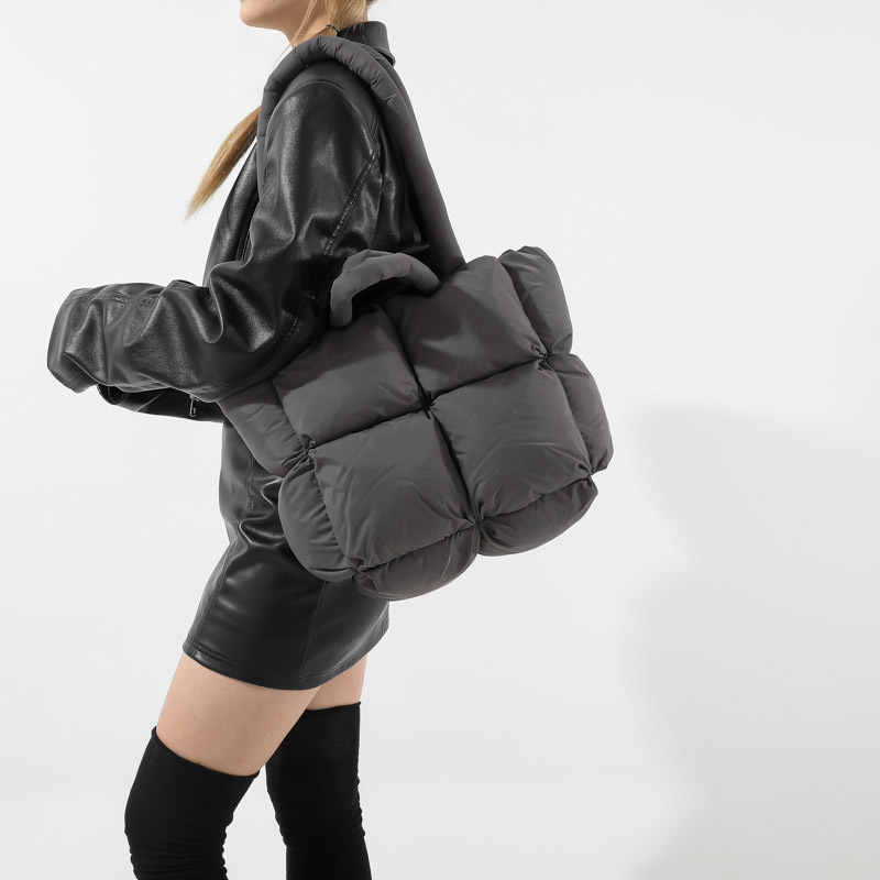 Interior Design Warm - Bolso de mano acolchado suave a