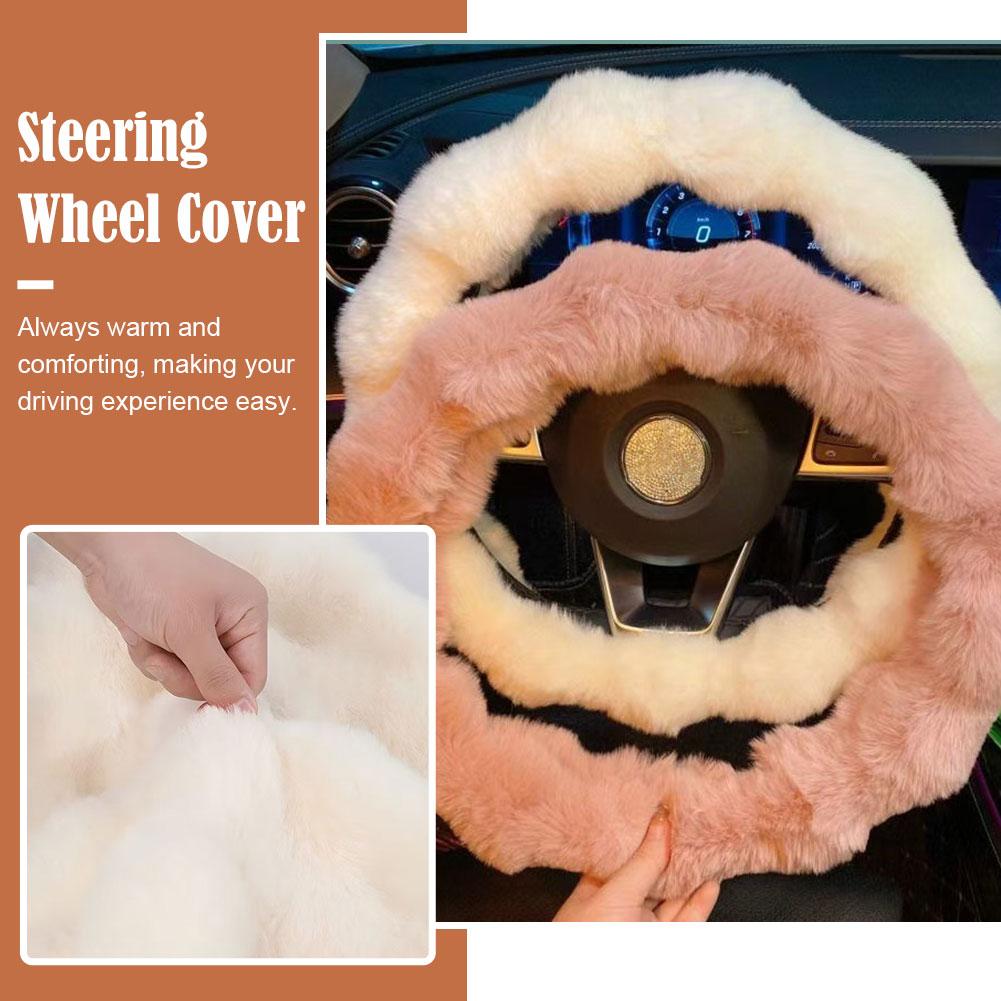 Interior Design Warm - Protector esponjoso para volante de coche