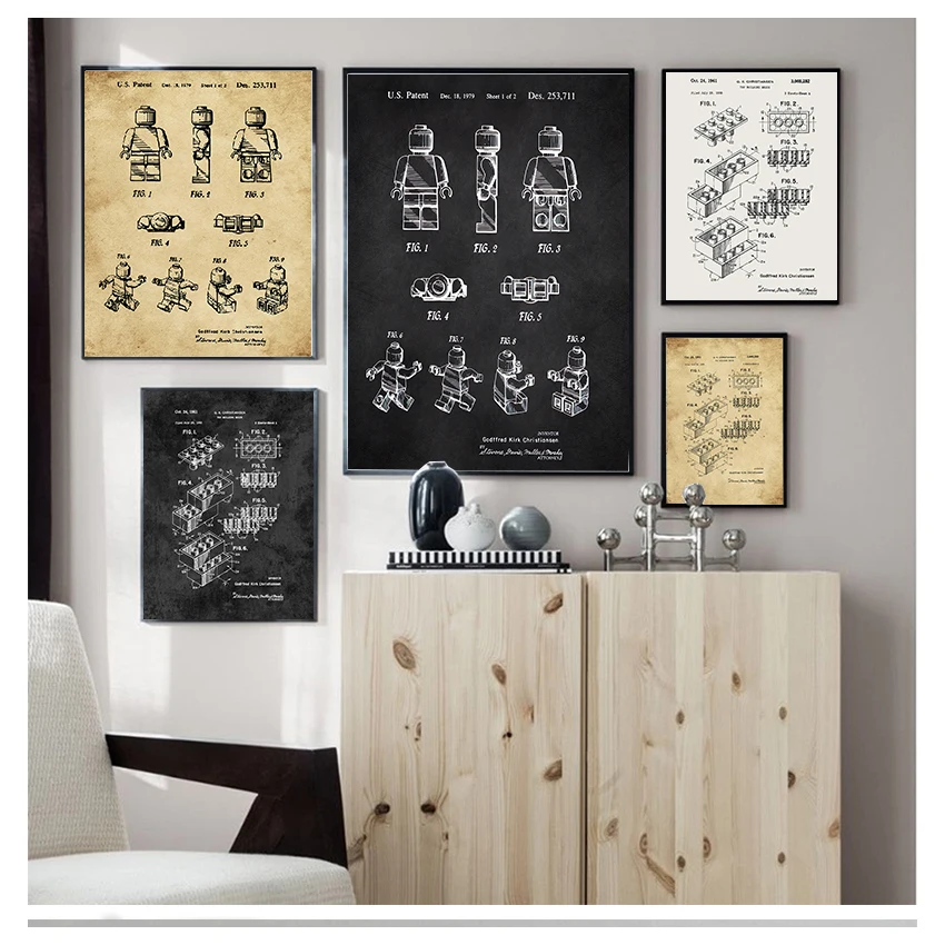 Interior Design Studio - Arte de pared Retro Simple escandinavo,