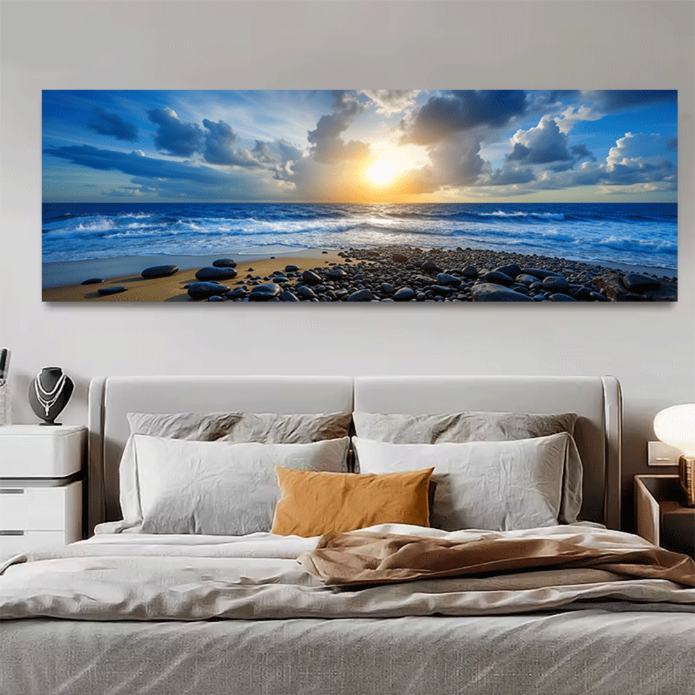 Interior Design Style - Póster de lienzo sin marco, puesta