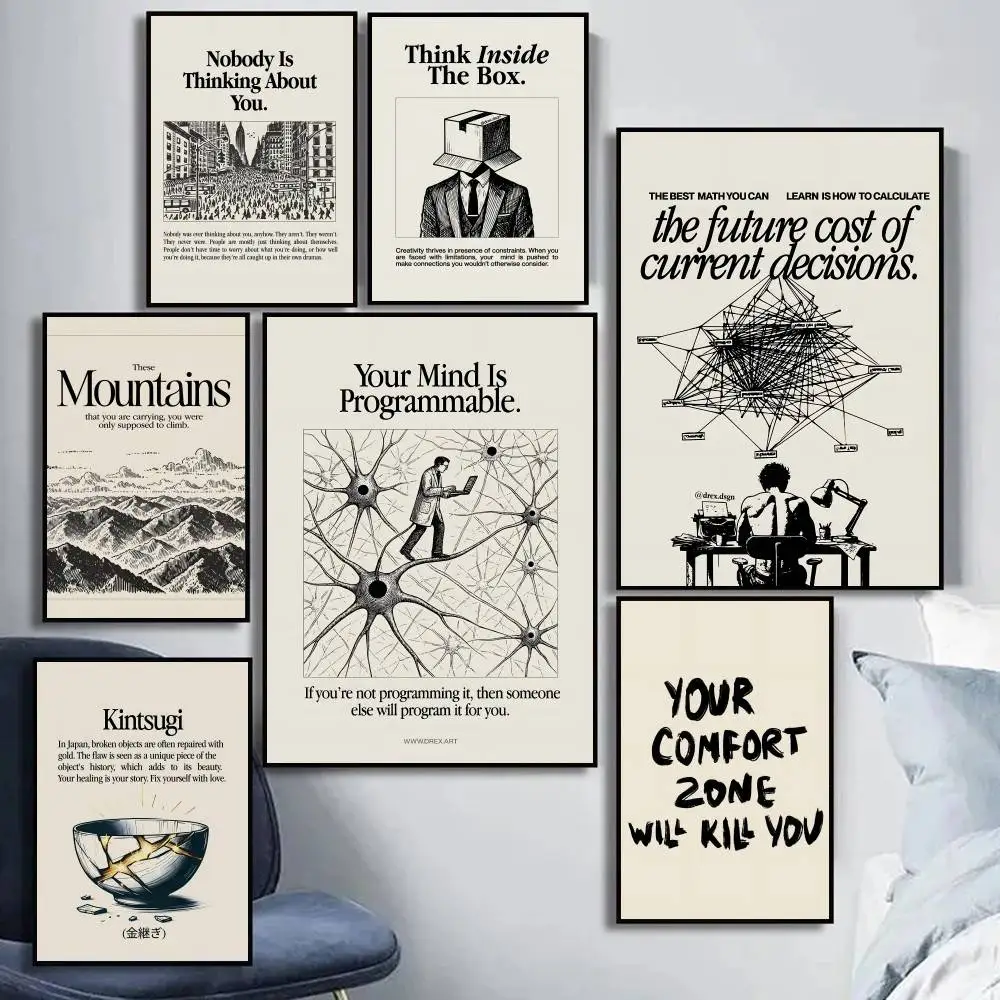 Póster con citas motivacionale - Interior Design Studio reseña y precio