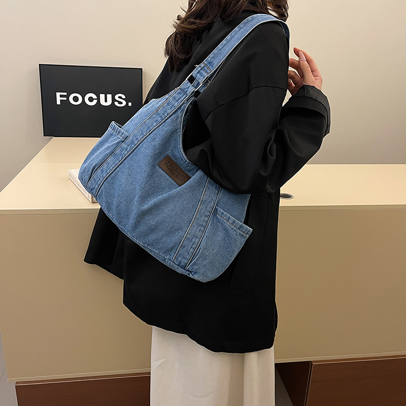 Bolso de mano de lona vaquero  - Interior Design Class reseña y precio