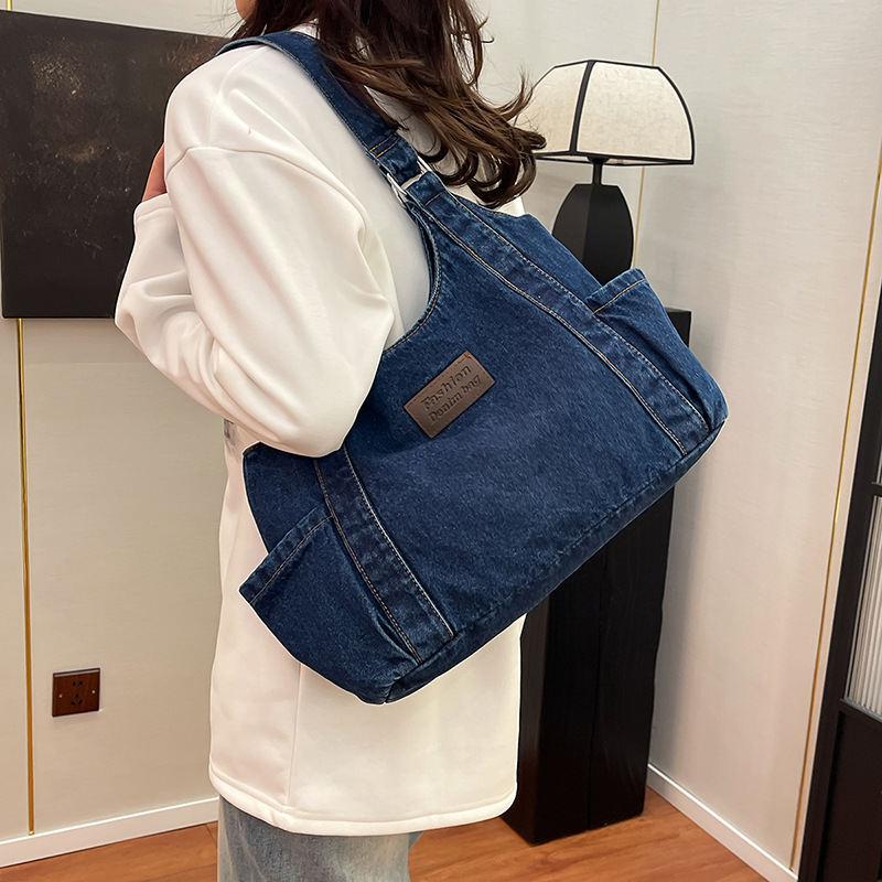 Bolso de mano de lona vaquero  - Interior Design Class reseña y precio
