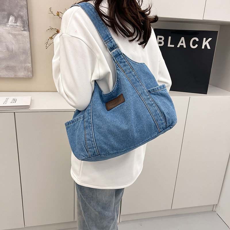 Bolso de mano de lona vaquero  - Interior Design Class reseña y precio