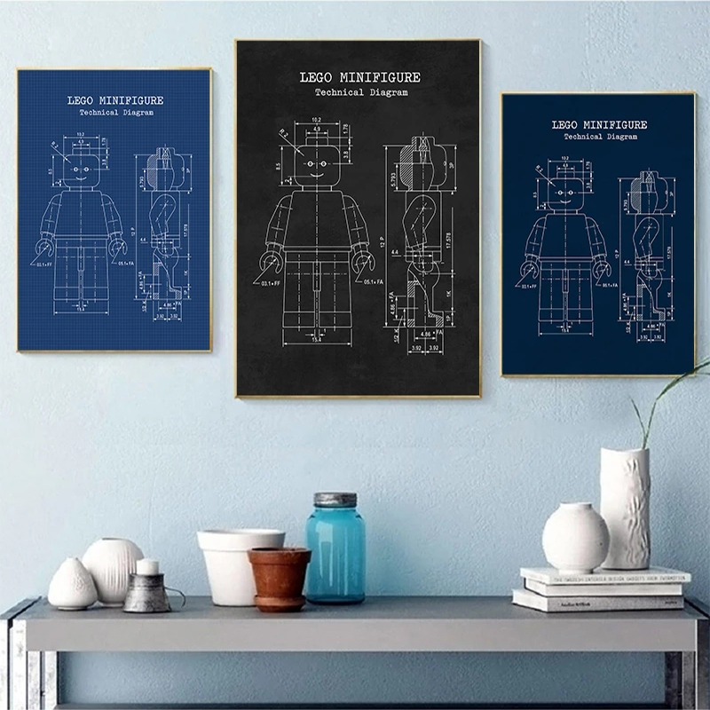 Póster Vintage de patente de L - Interior Design Studio reseña y precio