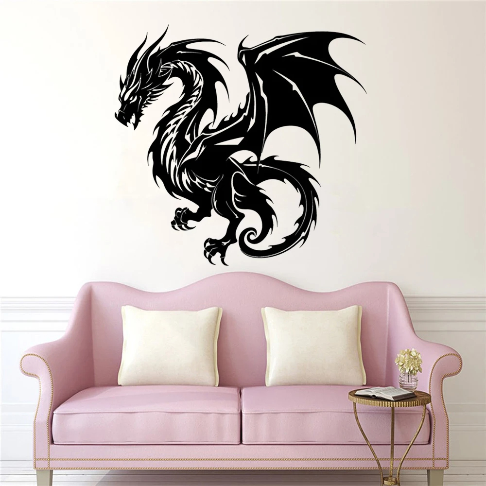 Decoración de pared de dragón  - Interior Design Studio reseña y precio