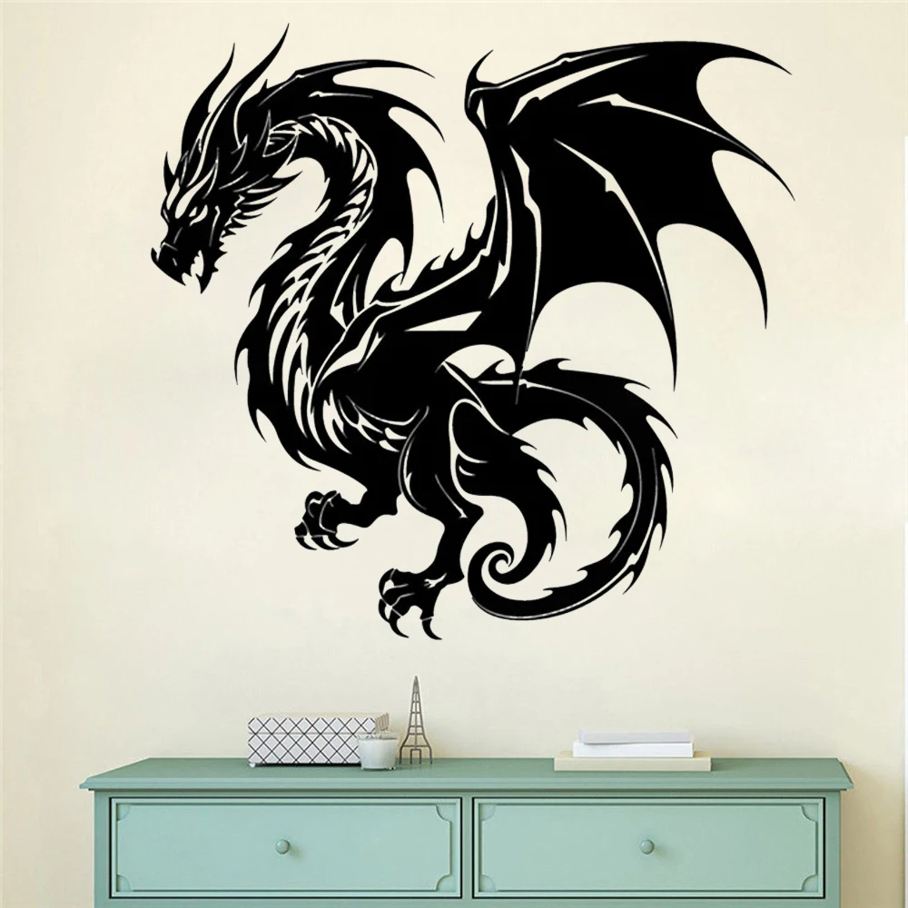 Decoración de pared de dragón  - Interior Design Studio reseña y precio