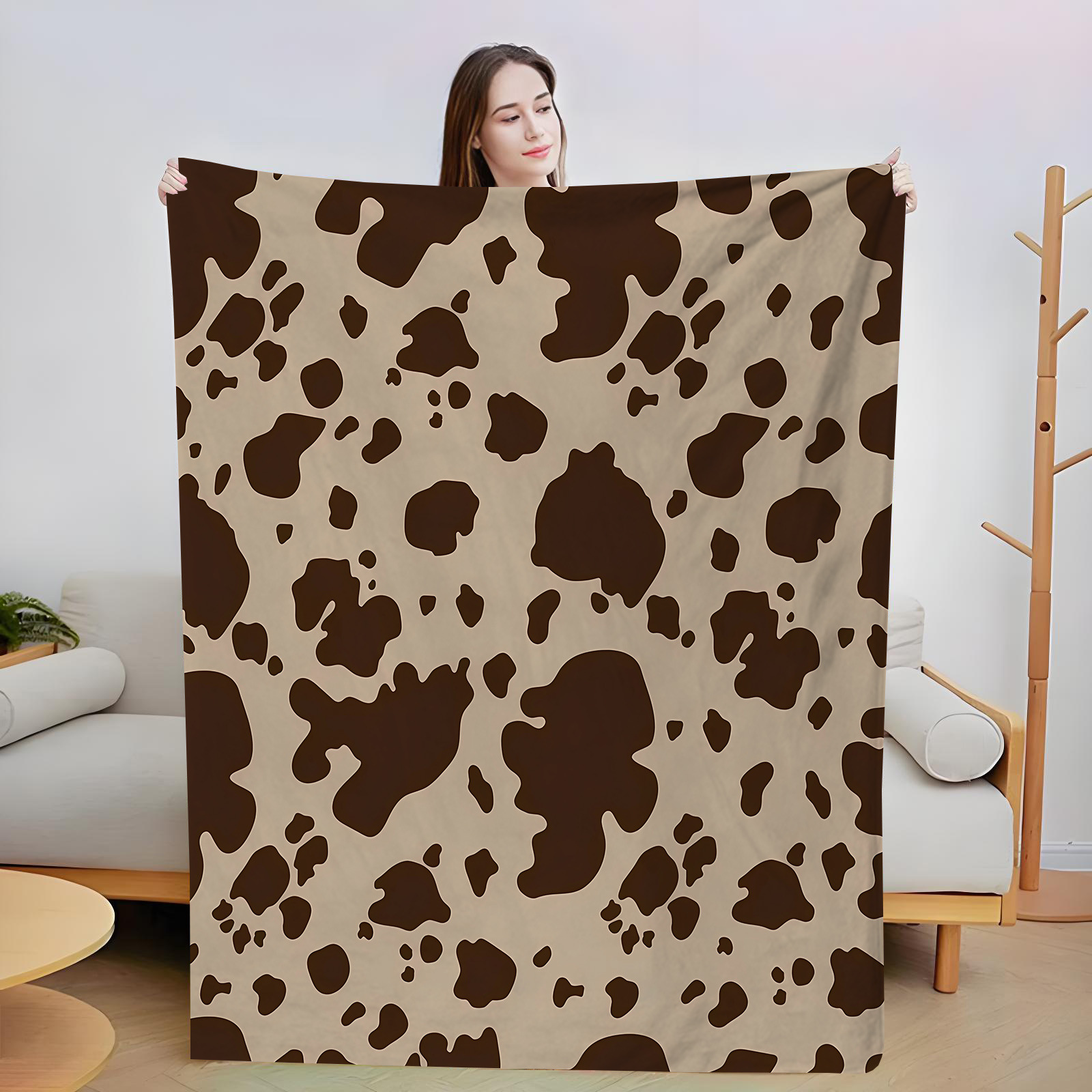 Manta de Franela con Estampado - Interior Design Warm reseña y precio
