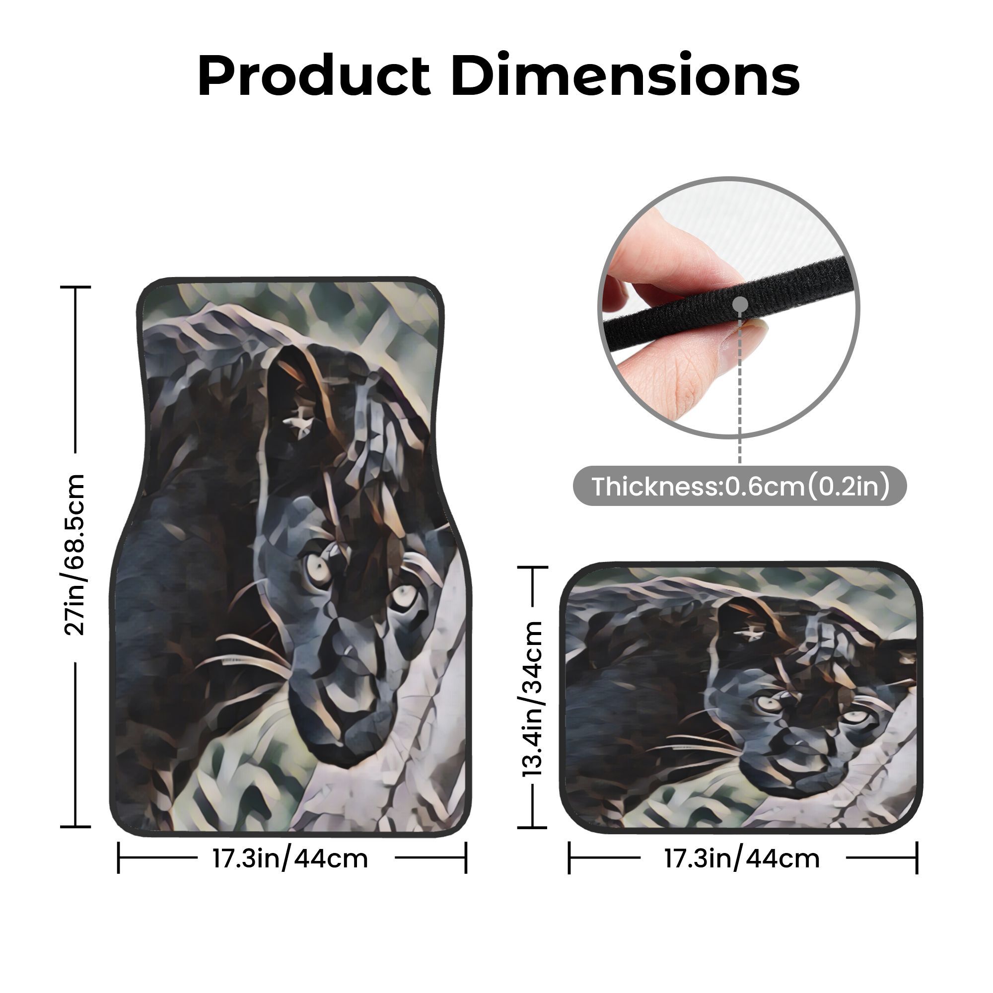 4 Uds Black Panther In Studio  - Interior Design Studio reseña y precio