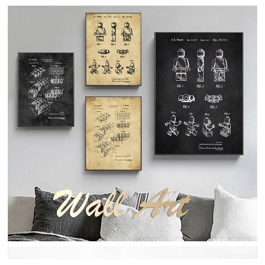 Arte de pared Retro Simple esc - Interior Design Studio reseña y precio