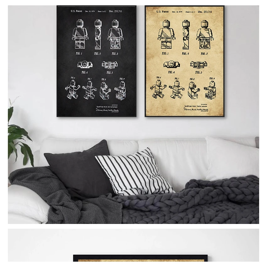 Arte de pared Retro Simple esc - Interior Design Studio reseña y precio