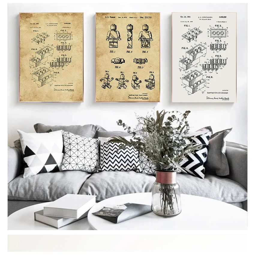 Arte de pared Retro Simple esc - Interior Design Studio reseña y precio