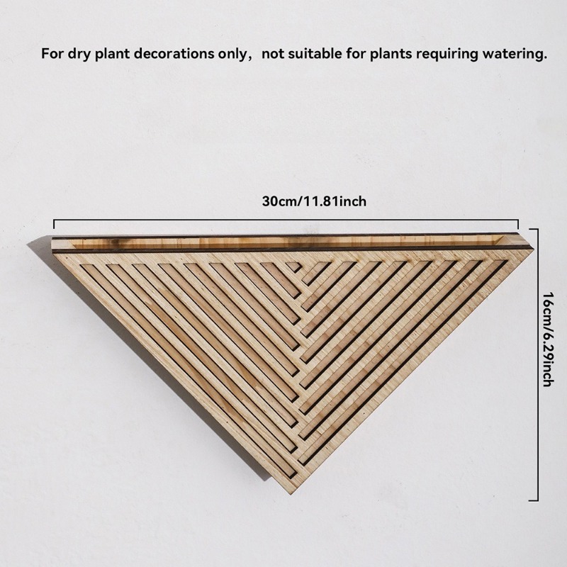 Estante flotante triangular de - Geometric Shelf Triangle reseña y precio